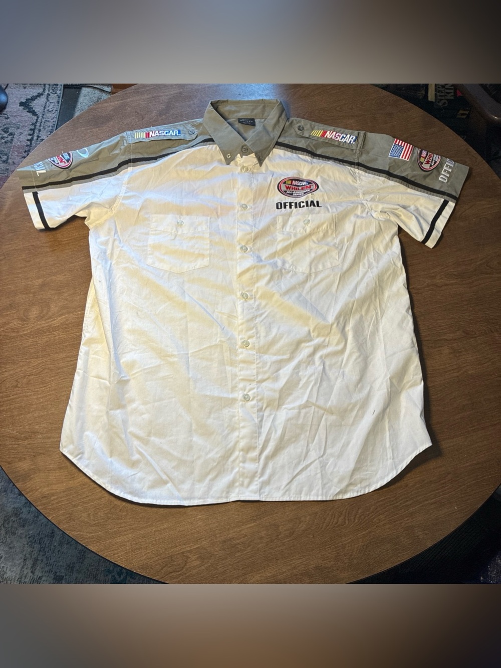 VTG Whelen All American Series Nascar Official Race Issued Pit Crew Shirt Sz XL